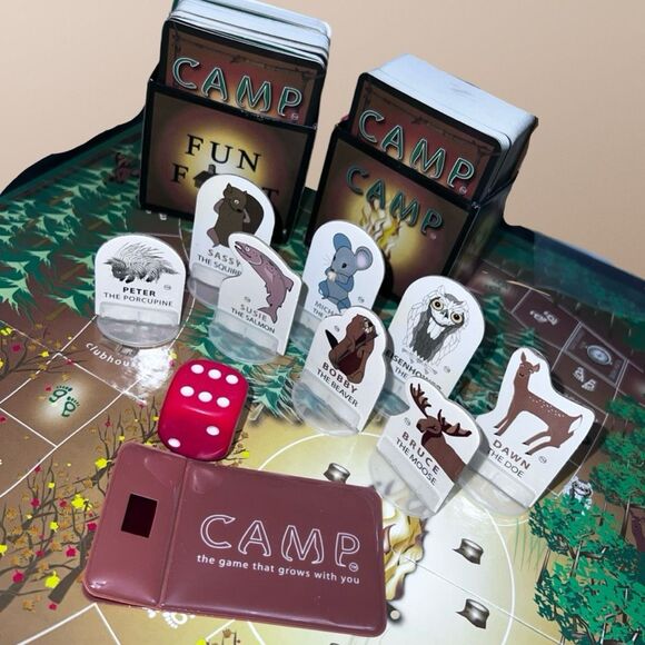 Camp Board Game by Education Outdoors Ages 5+ - Picture 4 of 5